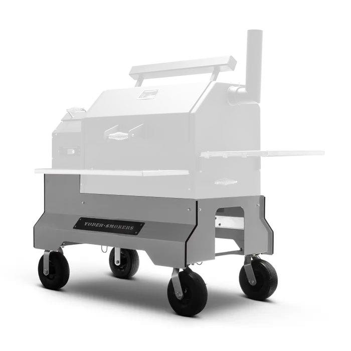 Yoder Smokers YS640 Competition Cart Base Outdoor Grill Carts Silver 12022434