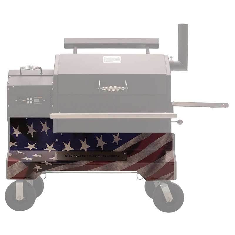 Yoder Smokers YS640 Competition Cart Magnetic Wrap - American Flag Outdoor Grill Accessories 12029841