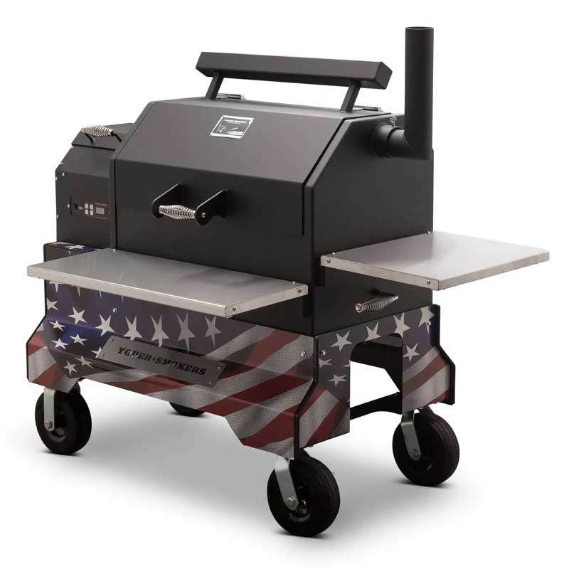 Yoder Smokers YS640 Competition Cart Magnetic Wrap - American Flag Outdoor Grill Accessories 12029841