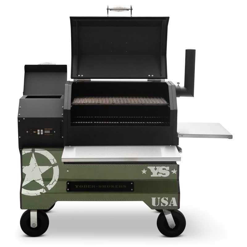 Yoder Smokers YS640 Competition Cart Magnetic Wrap - Military Green Outdoor Grill Accessories 12029999