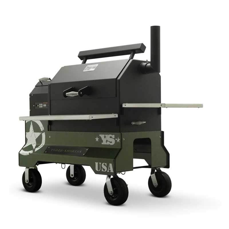 Yoder Smokers YS640 Competition Cart Magnetic Wrap - Military Green Outdoor Grill Accessories 12029999
