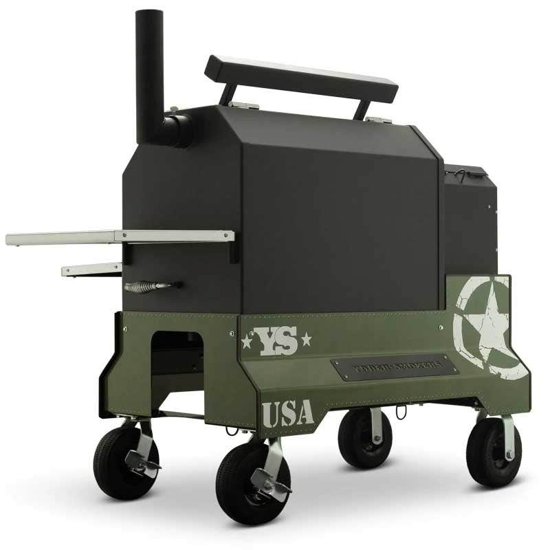 Yoder Smokers YS640 Competition Cart Magnetic Wrap - Military Green Outdoor Grill Accessories 12029999