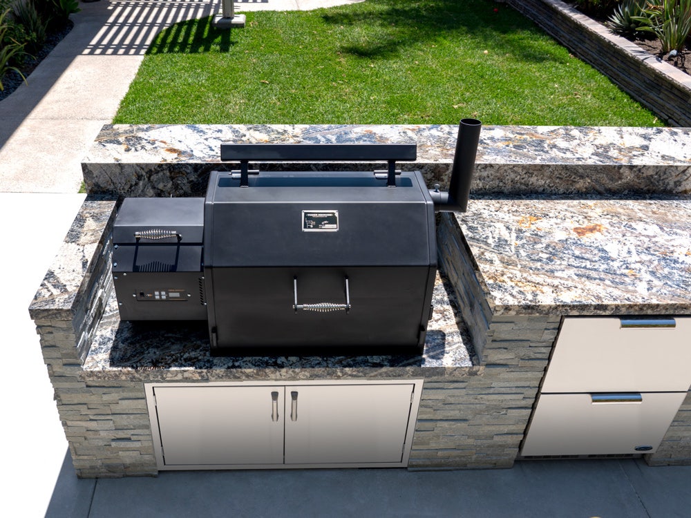 Yoder Smokers Built-In Wood-Fired Pellet Grill w/ ACS YS640s