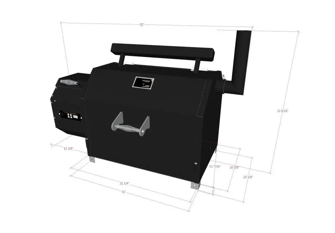 Yoder Smokers YS640s Built-In Pellet Grill with ACS and Valance Outdoor Grills