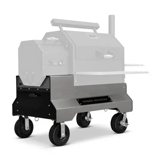 Yoder Smokers YS640s Comp Cart Base with Storage Drawer Outdoor Grill Carts Silver / 8