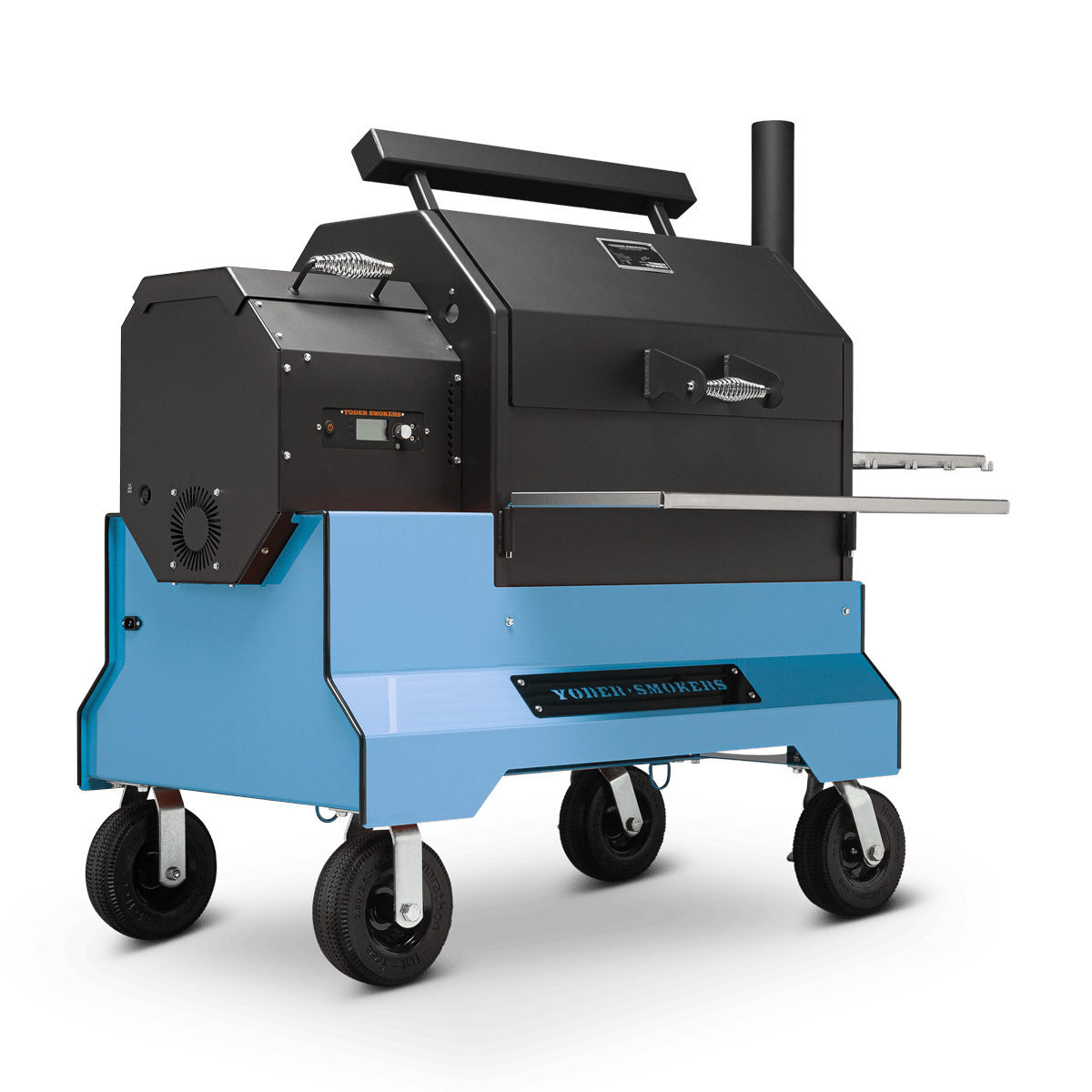 YS640s Pellet Grill Limited Edition Colors Competition Cart