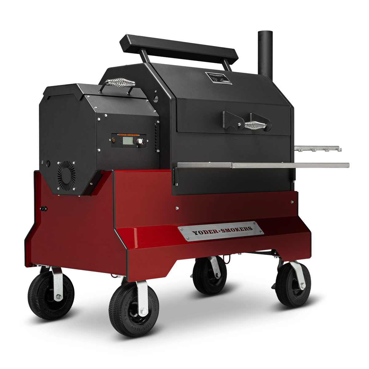 YS640s Pellet Grill Limited Edition Colors Competition Cart