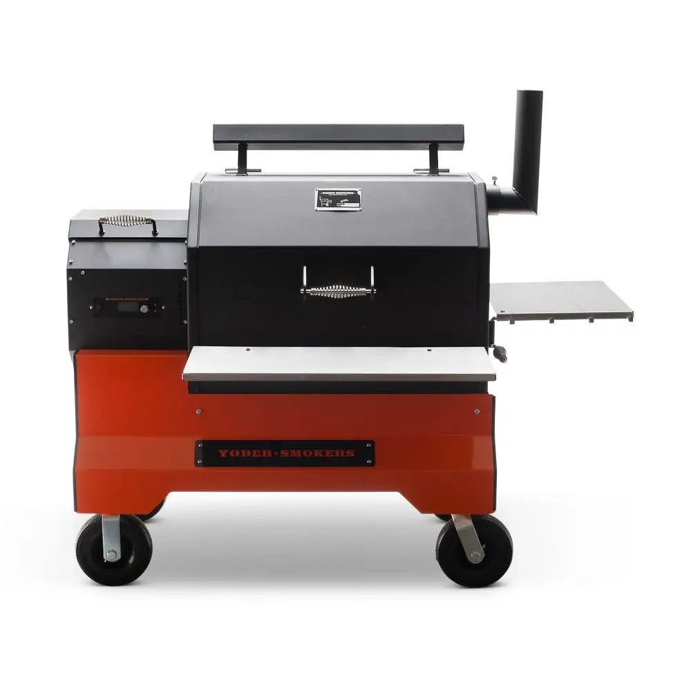 Yoder Smokers YS640s Pellet Grill on Competition Cart Outdoor Grills