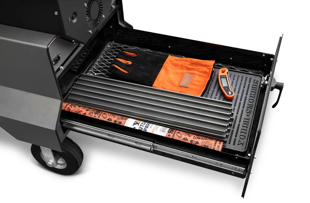 Yoder Smokers YS640s Pellet Grill on Competition Cart with Storage Drawer Outdoor Grill