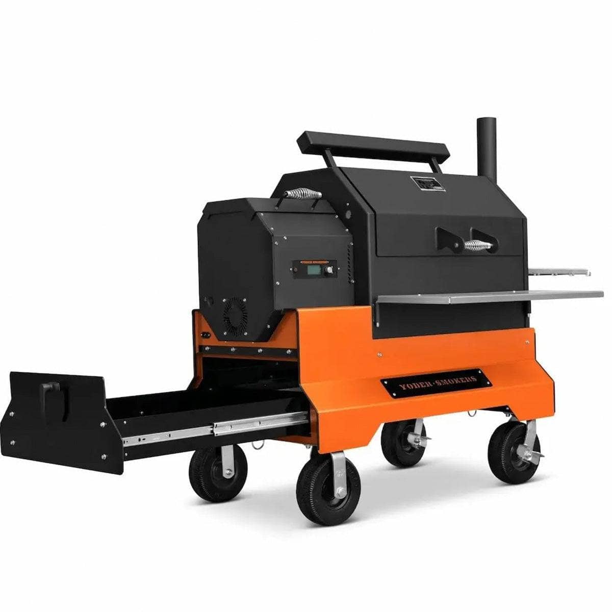 Yoder Smokers YS640s Pellet Grill on Competition Cart with Storage Drawer Outdoor Grill