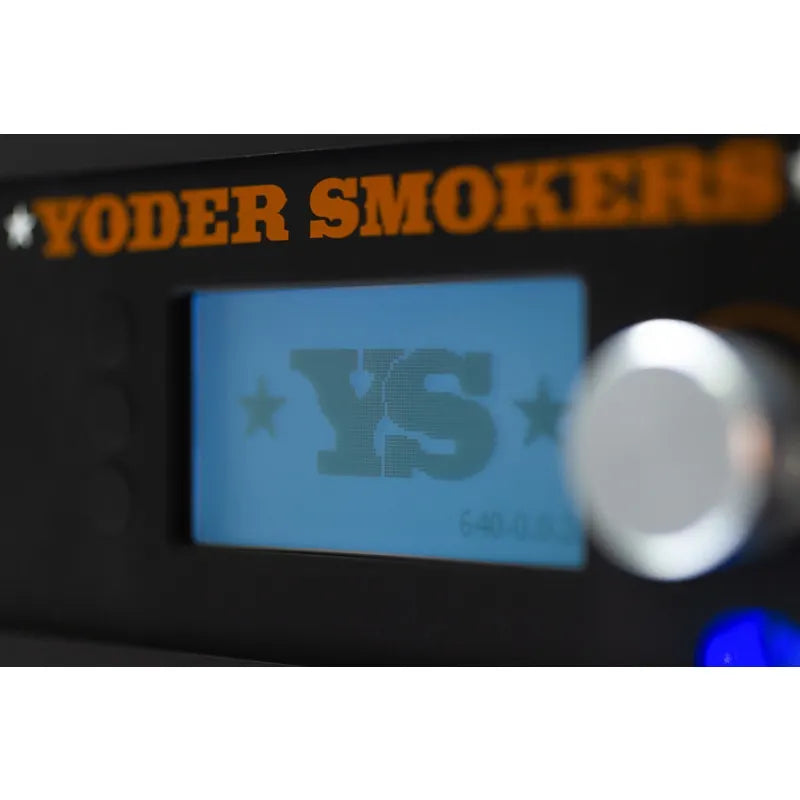 Yoder Smokers YS640s Pellet Grill with Right Side Hopper and ACS Outdoor Grills 12039470