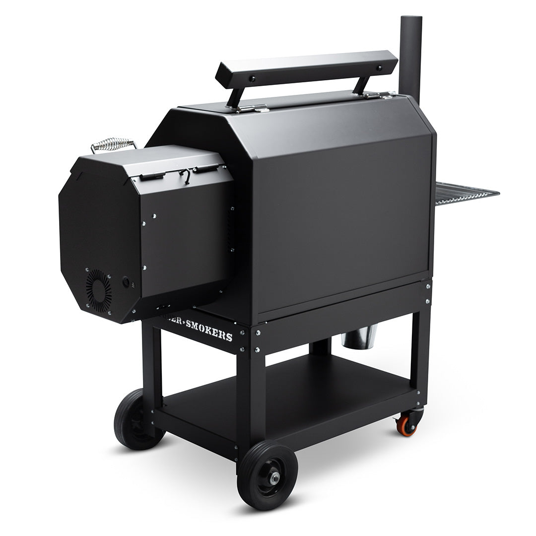 Yoder Smokers YS640s Pellet Grill with Right Side Hopper and ACS Outdoor Grills 12039470