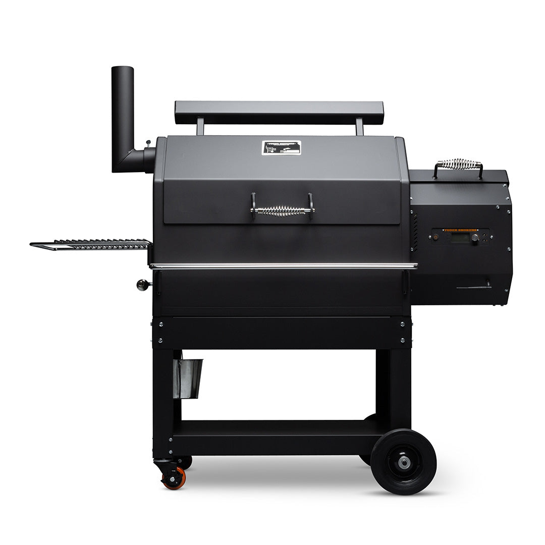 Yoder Smokers YS640s Pellet Grill with Right Side Hopper and ACS Outdoor Grills 12039470