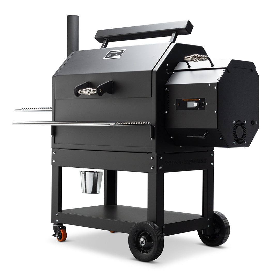 Yoder Smokers YS640s Pellet Grill with Right Side Hopper and ACS Outdoor Grills 12039470