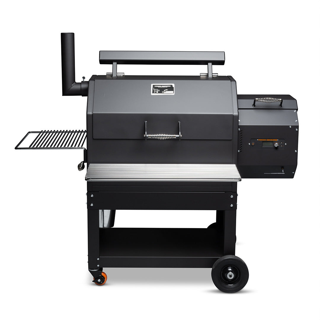 Yoder Smokers YS640s Pellet Grill with Right Side Hopper and ACS Outdoor Grills 12039470