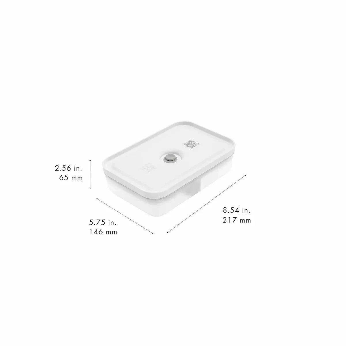 ZWILLING Fresh & Save Vacuum Lunch Box Large Flat Plastic Container - Semitransparent Kitchen Appliance Accessories 12045890